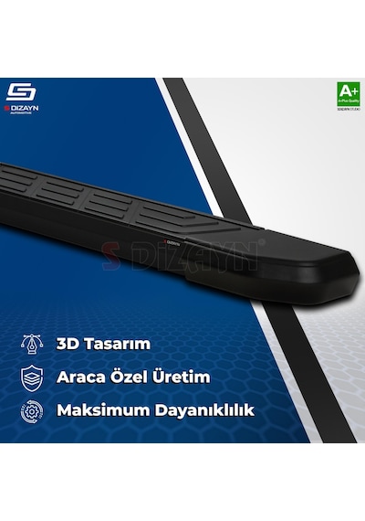 S-dizayn Jaecoo J7 Newline Siyah Yan Basamak 183 Cm 2023 Üzeri