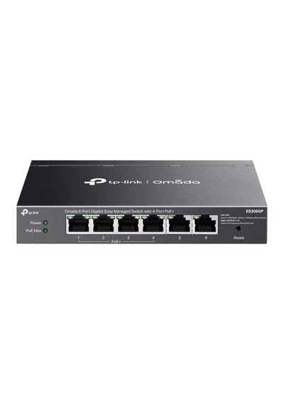 Tp-link Omada Es206gp 6port Gbit 4 Portpoe+ Switch