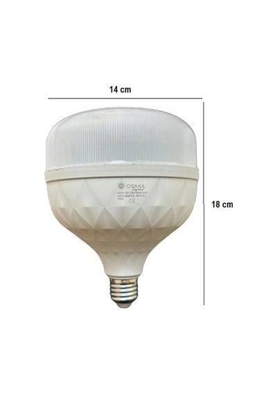 Osaka 60w E27 Beyaz Işık 6500k Led Kristal Ampul 4300 Lm