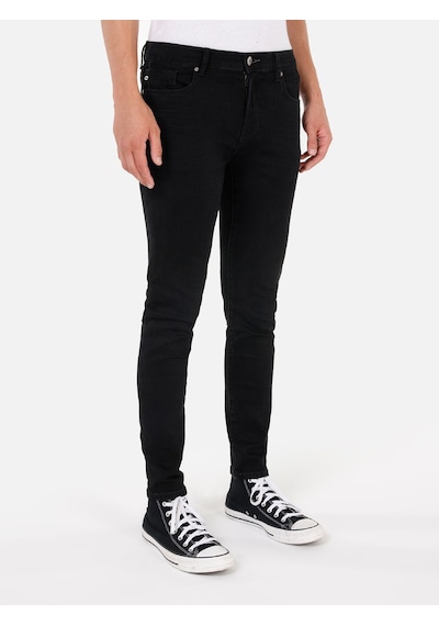 Colin's Colins 040 Alex Dar Kesim Düşük Bel Dar Paça Siyah Erkek Pantolon Cl1070537 Denim