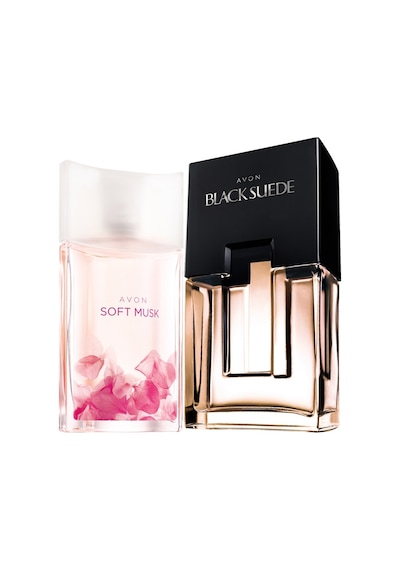 Avon Black Suede Erkek Parfüm + Soft Musk Kadın Parfüm Seti