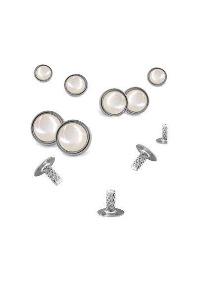 20 Adet Yarım Yuvarlak 8mm İnci Çakma Rivet