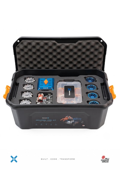 Harezmi X İleri Seviye 20'si 1 Arada Programlanabilir Modüler Robot Seti, Deneyap Kart V2 Ve +2 Enkoderli Dc Motor Donanımlı