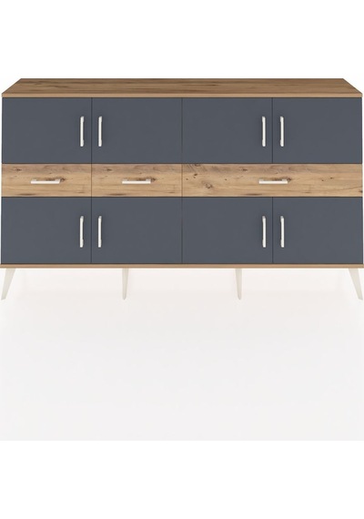 Arges Konsol 5 Raflı 3 Çekmeceli 8 Kapaklı 176x30x99 Çam-antrasit/çam Antrasıt/atlas Çam - Atlas Çam Arges Konsol 5 Raflı 3 Çekmeceli 8 Kapaklı 176x30x99 Çam-antrasit/çam Antrasıt/atlas Çam - Atlas Çam