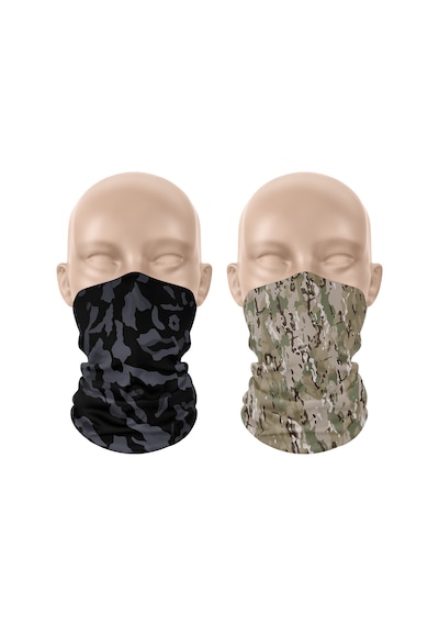 Dair Kamuflaj Desenli 2'li Set Boyunluk Bandana Outdoor Balaklava Yüz Maskesi Kafa Bandı