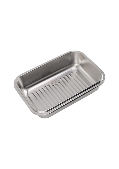 Paslanmaz Çelik Saklama Kabı, Tarih İndikatörlü Sızdırmaz Bento Yemek Kabı, Kilitli Kapaklı Ev Akıllı Gıda Koruyucu Sefer Tası 1.6lt Dikdörtgen