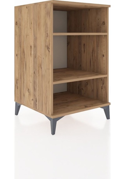 Kronos Komodin 2 Raflı 60x59x96 Çam-çam Çam