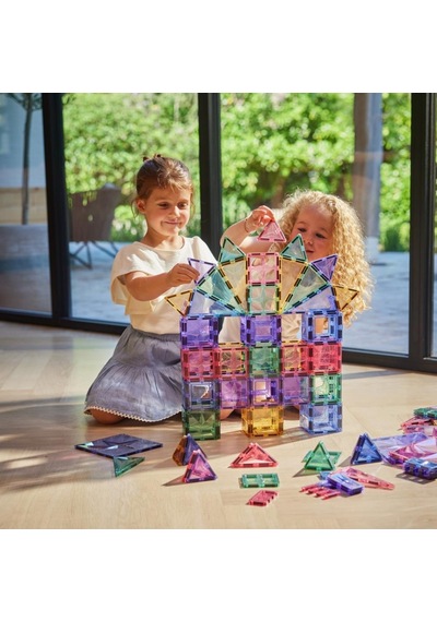 Cleverclixx Large Creative Pack Manyetik Bloklar, Pastel 125 Parça