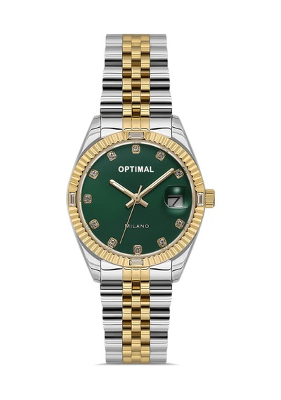 Optimal Opt.03529m.04 Unisex Kol Saati Altın - Siyah