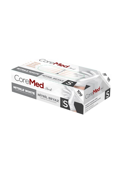 Nitril Muayene Eldiveni Seti S - 4 Paket 100 Lü - Beyaz-siyah-mavi-pembe