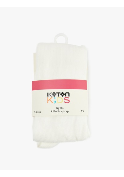 Koton Basic Külotlu Çorap Ekru 6wkg80139aa Ekru