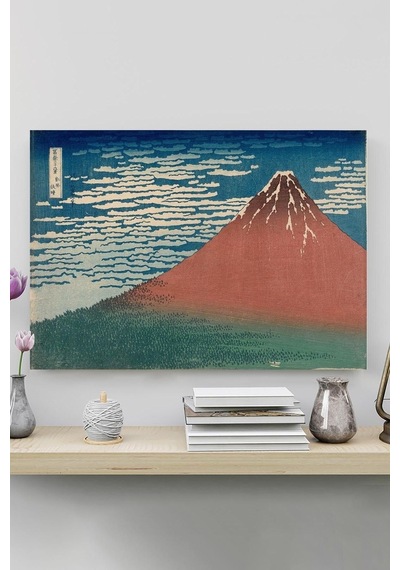 Fine Wind Clear Morning - Katsushika Hokusai Sanatsal Poster