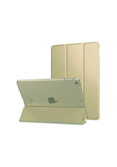 Apple Uyumlu iPad 2 / 3 / 4 Smart Cover Arkası Şeffaf Tablet Kılıfı
