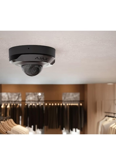 Ajax Domecam Mini 8 Mp/4 Mm Kablolu Aı Destekli Güvenlik Ip Kamerası Siyah