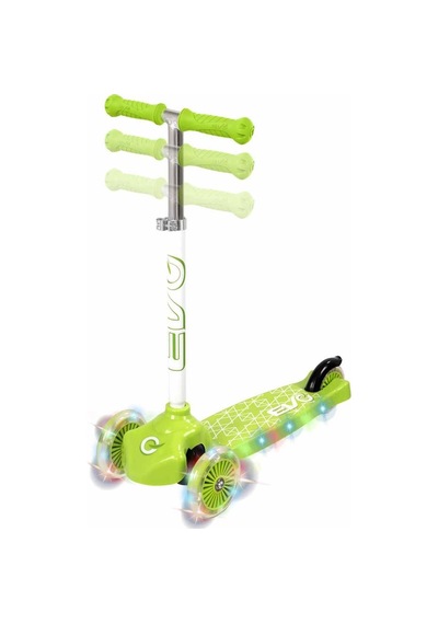 Evo Scooter 3tkr Işıklı Max 50kg Yeşil