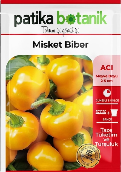 200 Adet Misket Biber Tohumu