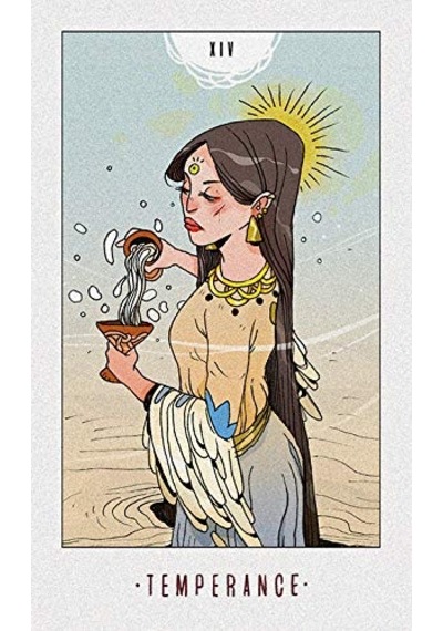 White Numen A Sacred Animal Tarot Kartı Metal Kutu