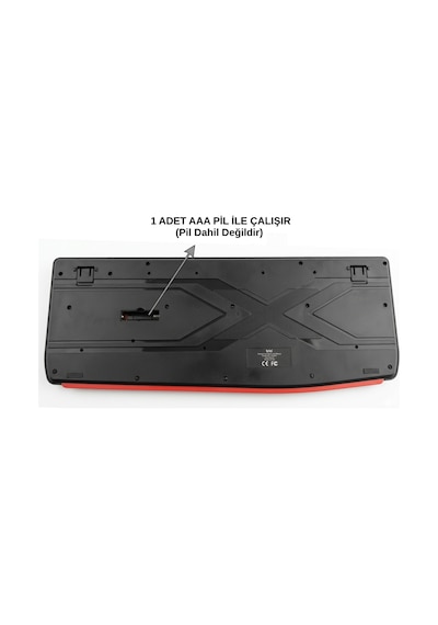 Trio Trk300 Kablosuz Klavye Mouse Set 2.4ghz Sessiz Tuş Türkçe Q Optik