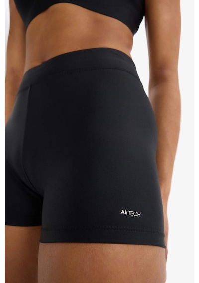 DeFactoFit Slim Fit Dar Kesim Sporcu Deniz Şortu B6397AX25HSBK81 Siyah