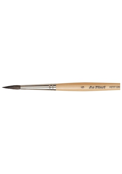 Da Vinci : Petit Gris Mix Yuvarlak Sulu Boya Fırçası : Seri 5590 : No:6