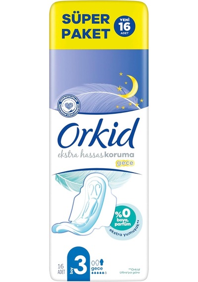 Extra Hassas Hijyenik Ped Uzun Ekstra Boy 3 16 Adet Ped