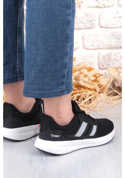 Jump 35132 Hafif Rahat Orijinal Ürün Sneaker Kadın Spor Ayakkabı Siyah - Beyaz