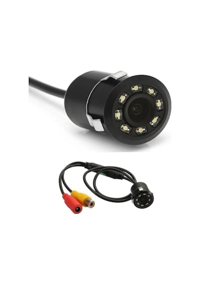 Oto Geri Görüş Kamerası Gece Görüşlü Ledli 18,5mm