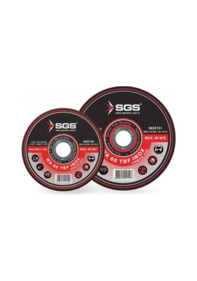Sgs 2151 İnox Kesici 180x1.6x22 MM
