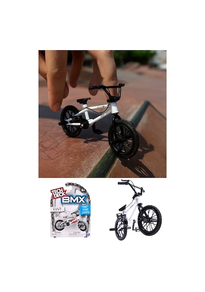 Tech Deck Bmx Bisikleti Cult Beyaz Gerçek Metal Çerçeve Parmak Bisiklet Oyuncak Model 12