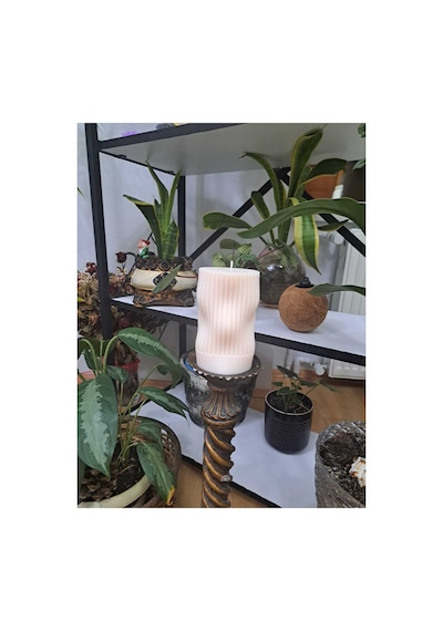 Loa Candle Co Dekoratif Spiral Formlu Kokulu Soya Mum Pembe - 720201064 Pembe