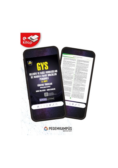 2026 Gys Belediye Ve Bağlı Kuruluşları İle Mahalli İdare Birlikleri Personeli 3. Grup Görevde Yükselme Sınavlarına Hazırlık Konu Anlatımlı Soru Bankası E-kitap