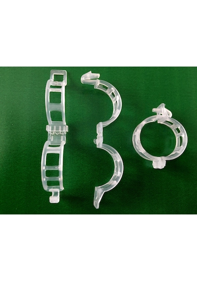 Şeffaf Renk Bitki Klips 500 Adet(25 Mm) (Domates Klips)