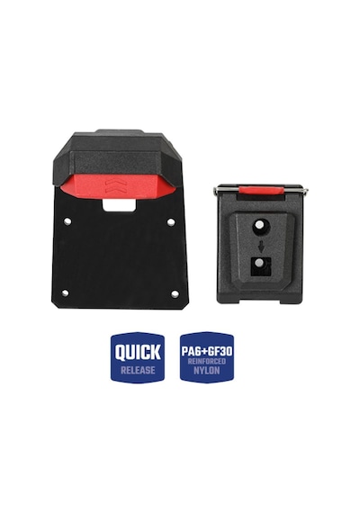 Workpro Wp281079 Smart Clip Bel Tipi Alet Çantası Hızlı Tak-çıkar Kemer Klipsi + Çanta Bağlantı Adaptörü