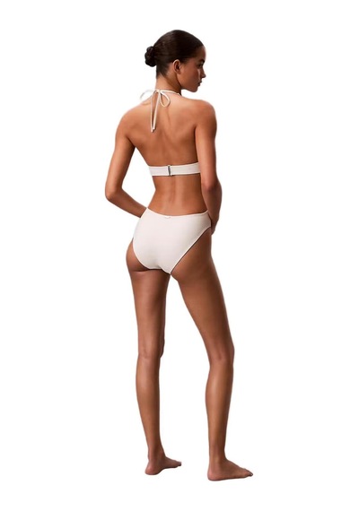 Calvin Klein Kadın Beyaz Derin V Yaka Mayo Lv00q61126-15837