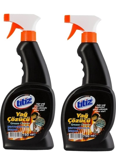 Titiz Yağ Çözücü Sprey 2 x 750 ML