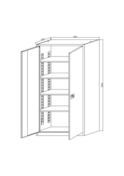 Çelik Dosya Dolabı Metal Dolap Ofis Dolapları Mavi / Gri