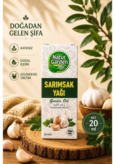 Natur Garden Sarımsak Yağı 20 ML