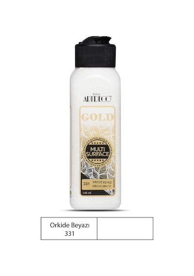 Artdeco Gold Multi-Surface Akrilik Boya 140Ml Orkide Beyazı 331