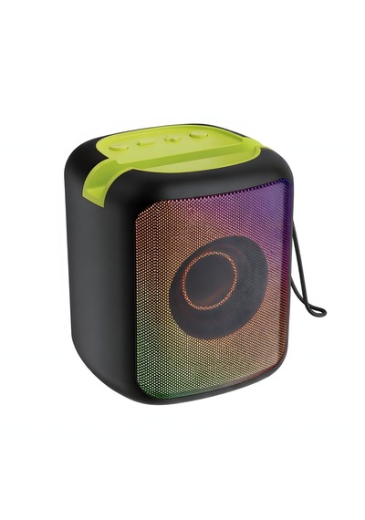 Mini Taşınabilir Bluetooth Hoparlör Rgb Işıklı Kablosuz Speaker Usb Tf Kart Tws Destekli Güçlü Ses