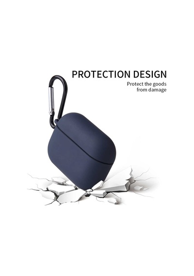 Apple AirPods Uyumlu Pro Kılıf Zore Airbag 11 Silikon Mor