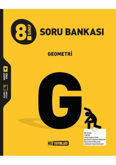 Hız Yayınları 8.Sınıf Geometri Soru Bankası (550399028)