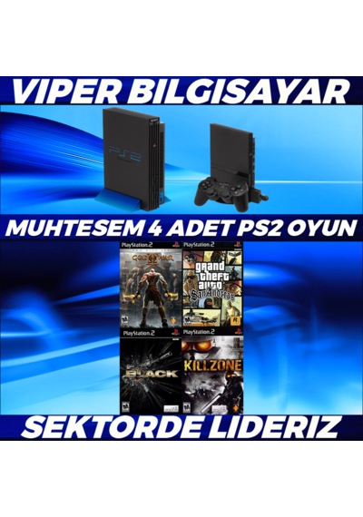 Muhteşem 4 Adet Ps2 Oyun Açıklamayı Okuyunuz
