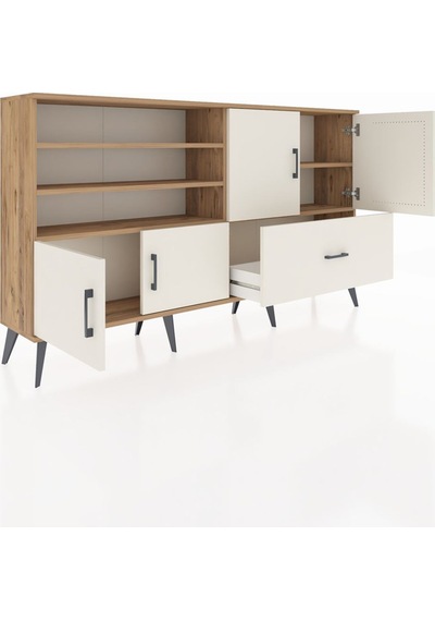Arges Konsol 5 Raflı Tek Çekmeceli 4 Kapaklı 176x30x99 Çam-aytaşı Aytası/aytası - Atlas Çam Arges Konsol 5 Raflı Tek Çekmeceli 4 Kapaklı 176x30x99 Çam-aytaşı Aytası/aytası - Atlas Çam