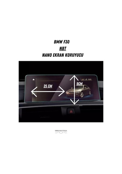 Bmw F30 Nbt Ekran Uyumlu Nano Ekran Koruyucu