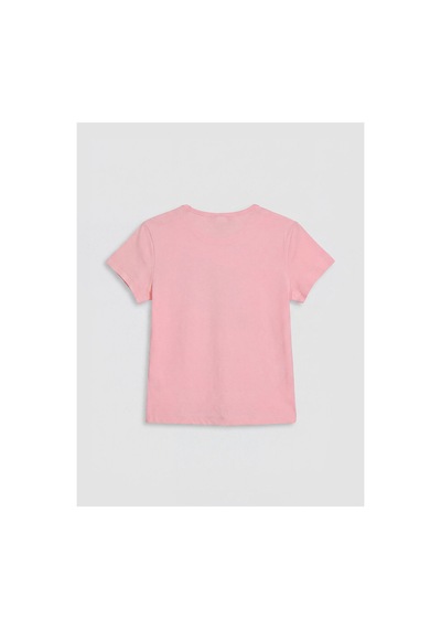 Lc Waikiki Alıta Cıty Farkıyla Lcw Kids Pembe Baskılı Kız Çocuk Tişört 2'li Pembe - 931022513 Pembe