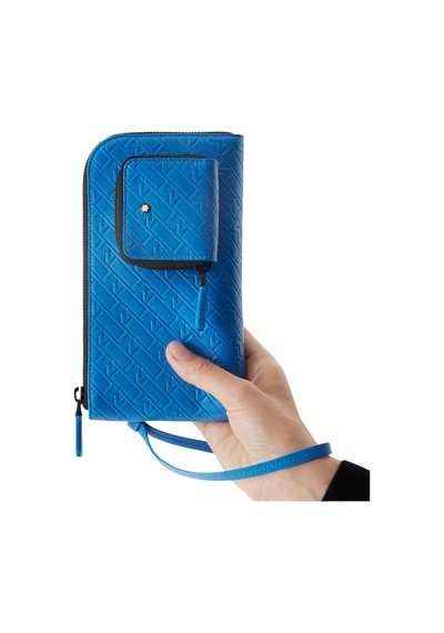 Mont Blanc Montblanc M Gram 4810 Bölmeli Cüzdan 6 Cc 130028 Mavi
