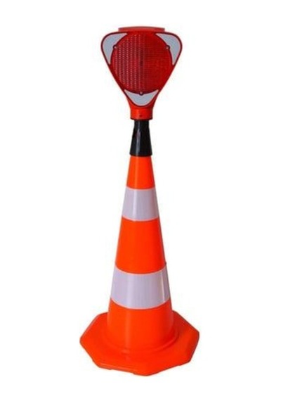 Pvc Trafik Konisi 70 Cm Çift Reflektifli Trafik Dubası