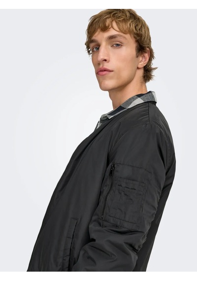 Only & Sons Onsjoshua Erkek Bomber Ceket 22023287 Siyah