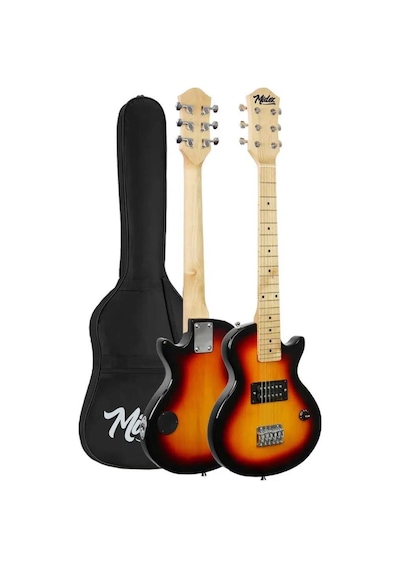 Midex Ceg-34sb 5-8 Yaş Çocuklar İçin Amfili Full 1/2 34 İnç Elektro Gitar Seti Sunburs