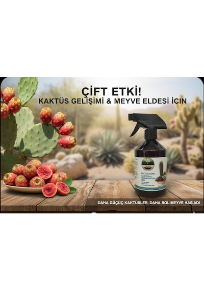 Tarm Cactüs Care Kaktüs Ve Sukulentler İçin Organomineral Besin Çözeltisi 2 L - 1 L - 1 L - 500 ML